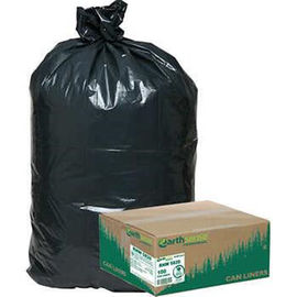 Siyah PLA Compostable / Biyobozunur Plastik Çöp Poşetleri Isı Sızdırmazlık Tipi